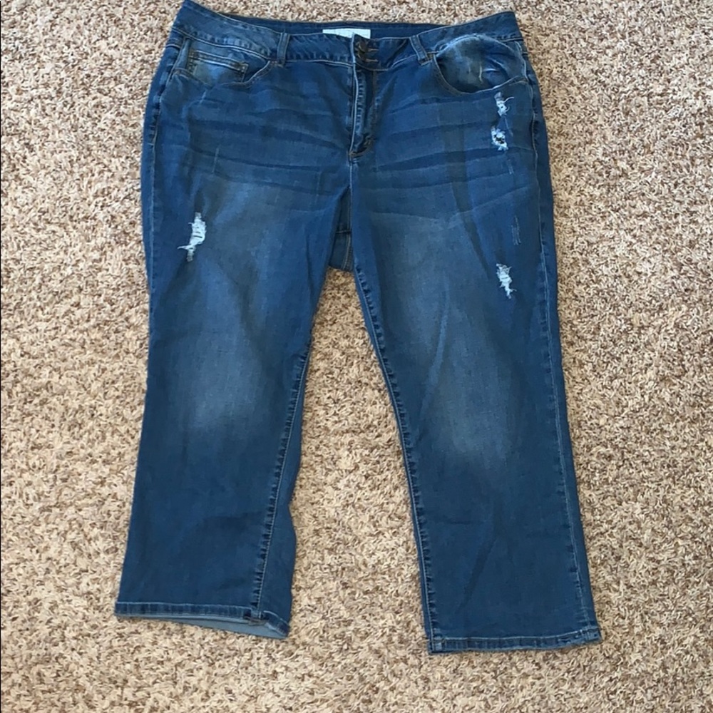 Slightly distressed Cato Capri